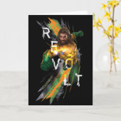 Aquaman | Afgekeurd grafisch Aquaman "Revolt" Kaart (Gele Bloem)