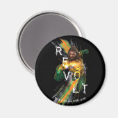 Aquaman | Afgekeurd grafisch Aquaman "Revolt" Magneet (Voorkant / Achterkant)