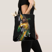 Aquaman | Afgekeurd grafisch Aquaman "Revolt" Tote Bag (Dichtbij)