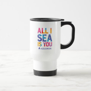 Aquaman "Alles wat ik Zee is jij" Colorful Paisl Reisbeker