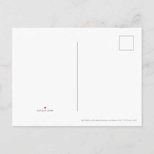 Aquaman | Als er een testament is, is er een golf Uitnodiging Briefkaart (Achterkant)