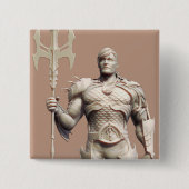 Aquaman Alternate Vierkante Button 5,1 Cm (Voorkant)