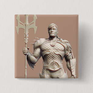 Aquaman Alternate Vierkante Button 5,1 Cm