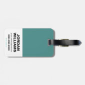 Aquaman | Aquaman & Mera Thed Seashell Logo Bagagelabel (Achterkant horizontaal)