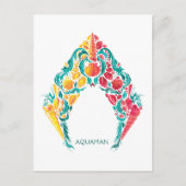 Aquaman | Aquaman & Mera Thed Seashell Logo Briefkaart (Voorkant)