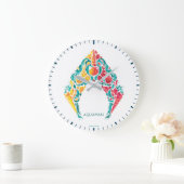 Aquaman | Aquaman & Mera Thed Seashell Logo Grote Klok (Huis)