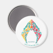 Aquaman | Aquaman & Mera Thed Seashell Logo Magneet (Voorkant / Achterkant)
