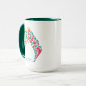 Aquaman | Aquaman & Mera Thed Seashell Logo Mok (Voorkant links)