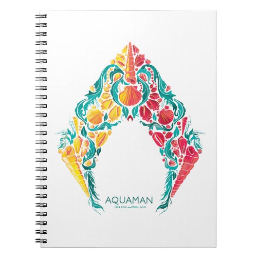 Aquaman | Aquaman & Mera Thed Seashell Logo Notitieboek (Voorkant)