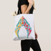 Aquaman | Aquaman & Mera Thed Seashell Logo Tote Bag (Dichtbij)