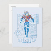 Aquaman - Atlantis Surf Club Briefkaart (Voorkant / Achterkant)