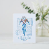 Aquaman - Atlantis Surf Club Briefkaart (Staand voorkant)