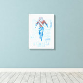 Aquaman - Atlantis Surf Club Canvas Afdruk (Insitu (Houten vloer))