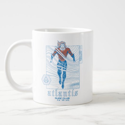 Aquaman - Atlantis Surf Club Grote Koffiekop (Links)
