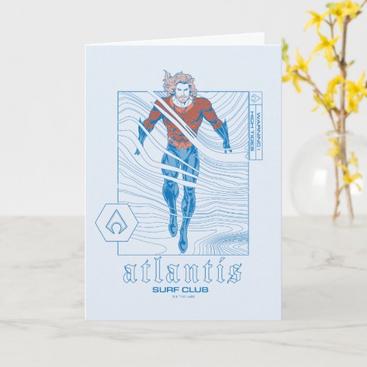 Aquaman - Atlantis Surf Club Kaart (Gele Bloem)