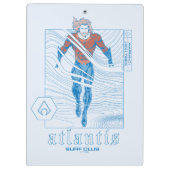 Aquaman - Atlantis Surf Club Klembord (Achterkant)