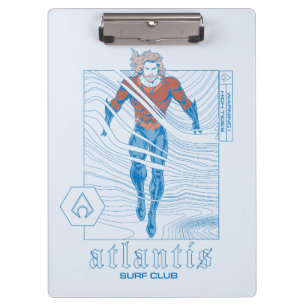 Aquaman - Atlantis Surf Club Klembord