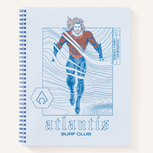 Aquaman - Atlantis Surf Club Notitieboek (Voorkant)