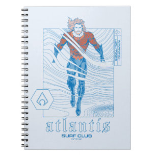 Aquaman - Atlantis Surf Club Notitieboek