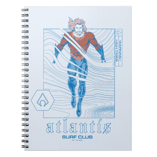 Aquaman - Atlantis Surf Club Notitieboek (Voorkant)