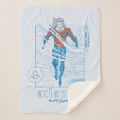 Aquaman - Atlantis Surf Club Sherpa Deken (Voorkant)