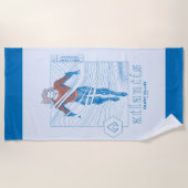 Aquaman - Atlantis Surf Club Strandlaken (Voorkant)