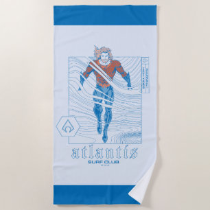 Aquaman - Atlantis Surf Club Strandlaken