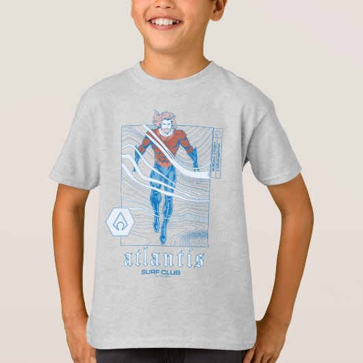 Aquaman - Atlantis Surf Club T-shirt (Voorkant)