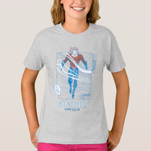 Aquaman - Atlantis Surf Club T-shirt (Voorkant)