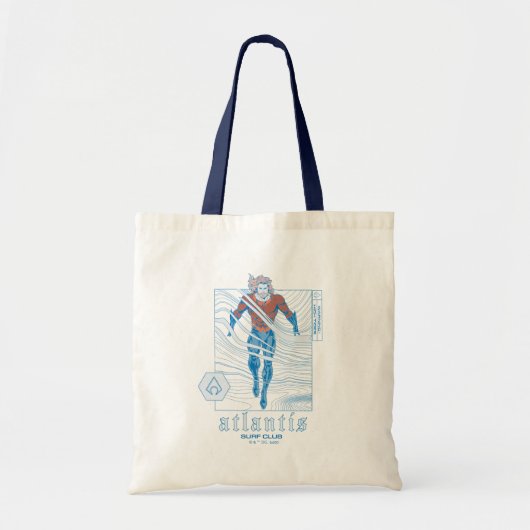 Aquaman - Atlantis Surf Club Tote Bag (Voorkant)