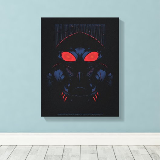 Aquaman | Black Manta Shadowy Graphic Canvas Afdruk (Insitu (Houten vloer))