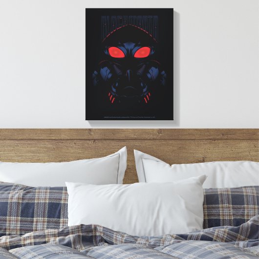 Aquaman | Black Manta Shadowy Graphic Canvas Afdruk (Insitu (Slaapkamer))