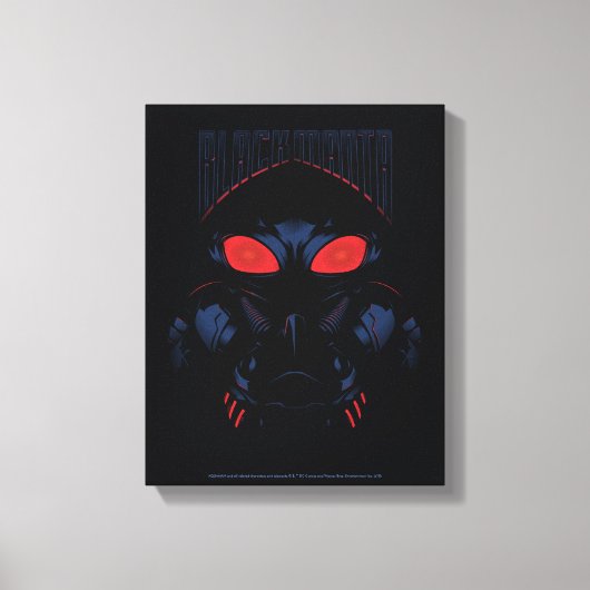 Aquaman | Black Manta Shadowy Graphic Canvas Afdruk (Voorkant)