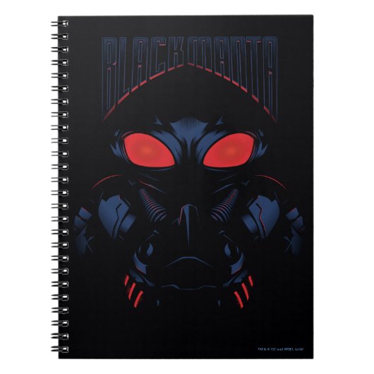 Aquaman | Black Manta Shadowy Graphic Notitieboek (Voorkant)