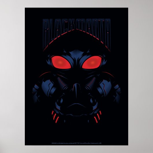 Aquaman | Black Manta Shadowy Graphic Poster (Voorkant)