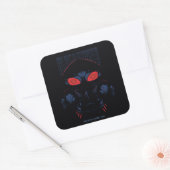 Aquaman | Black Manta Shadowy Graphic Vierkante Sticker (Envelop)