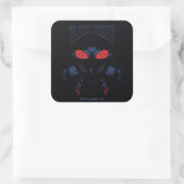 Aquaman | Black Manta Shadowy Graphic Vierkante Sticker (Tas)