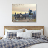 Aquaman Canvas Afdruk (Insitu (Slaapkamer))