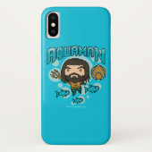 Aquaman | Chibi Aquaman Undersea Grafisch Case-Mate iPhone Case (Achterkant)