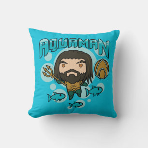 Aquaman Chibi Aquaman Undersea Grafisch Kussen