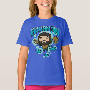 Aquaman   Chibi Aquaman Undersea Grafisch T-shirt