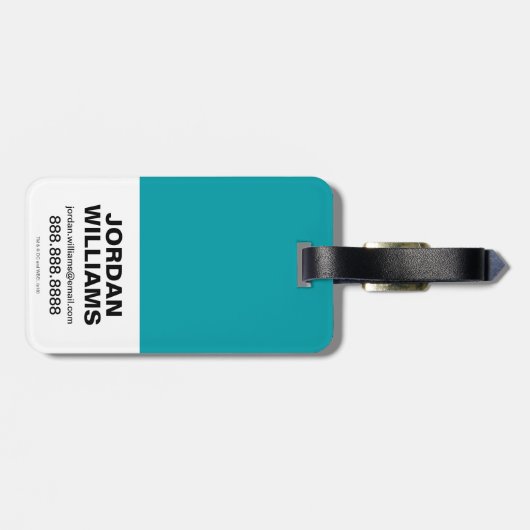 Aquaman | Chibi Mera & Aquaman Undersea Graphic Bagagelabel (Achterkant horizontaal)