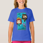 Aquaman | Chibi Mera & Aquaman Undersea Graphic T-shirt (Voorkant)