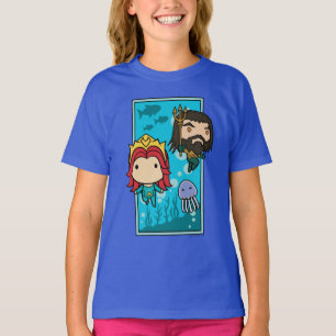 Aquaman   Chibi Mera & Aquaman Undersea Graphic T-shirt