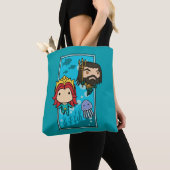 Aquaman | Chibi Mera & Aquaman Undersea Graphic Tote Bag (Dichtbij)
