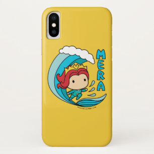 Aquaman   Chibi Mera Riding Wave Graphic Case-Mate iPhone Case