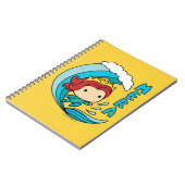Aquaman | Chibi Mera Riding Wave Graphic Notitieboek (Linkerzijde)