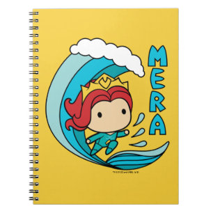 Aquaman   Chibi Mera Riding Wave Graphic Notitieboek