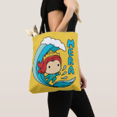 Aquaman | Chibi Mera Riding Wave Graphic Tote Bag (Dichtbij)