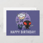 Aquaman | Chibi Orm & Black Manta Undersea Graphic Briefkaart (Voorkant / Achterkant)